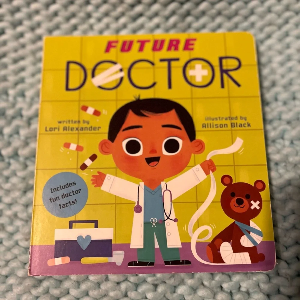 Future Doctor Kids Board Book